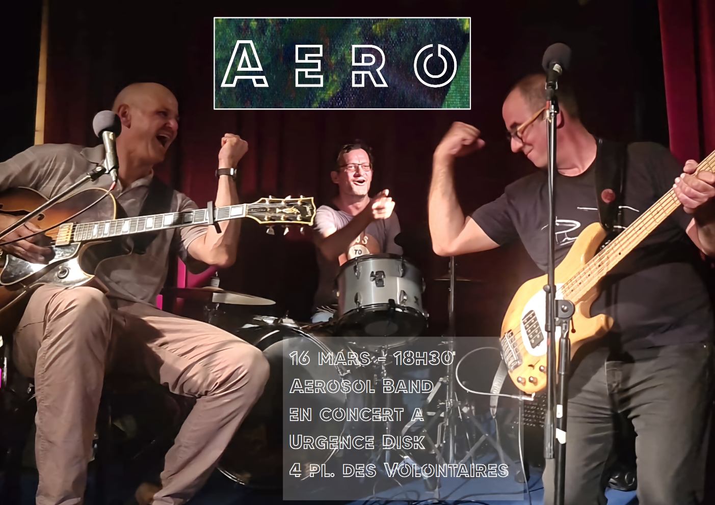 Concert le 16 mars à Urgence Disk