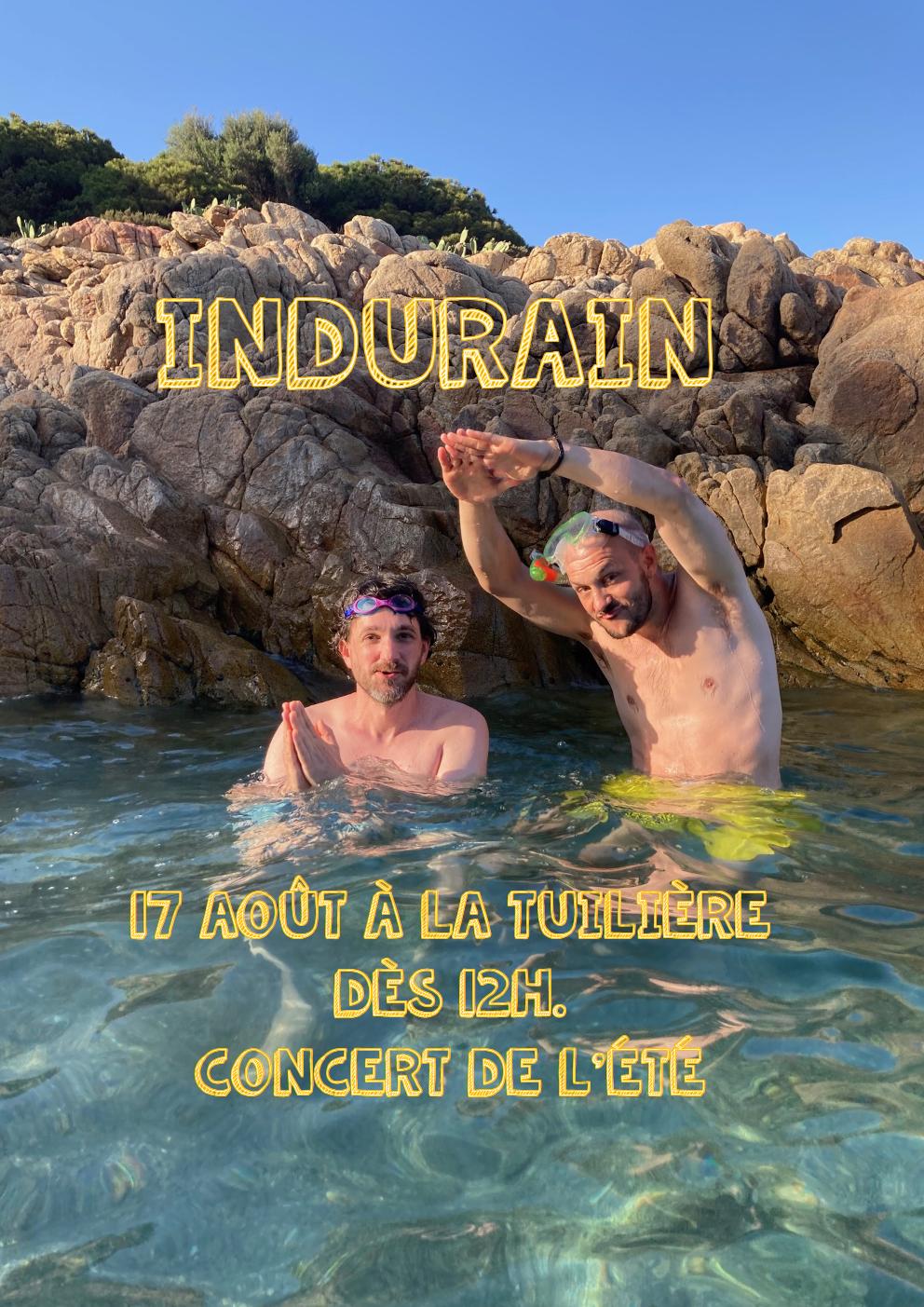 Concert au Jardin avec Indurain, chanson française